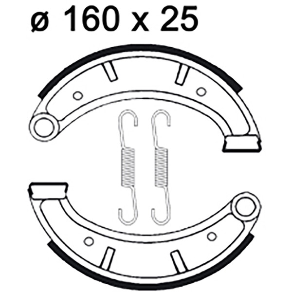 Ganasce freno LMS891