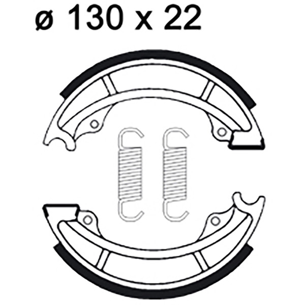 Ganasce freno LMS894