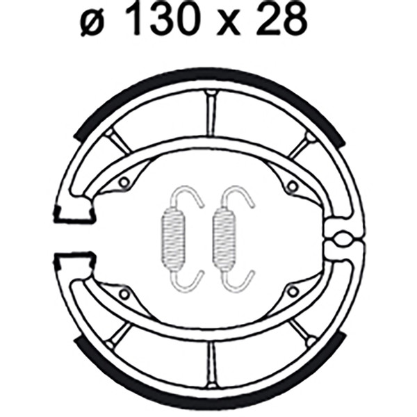 Ganasce freno LMS906