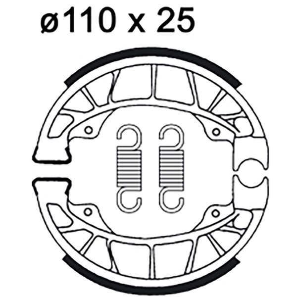 Ganasce freno LMS918