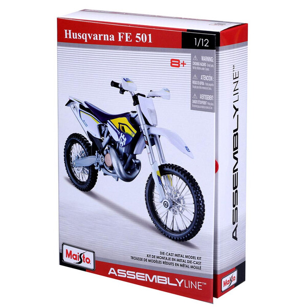 Modello di moto 1/12 Husqvarna FE 501