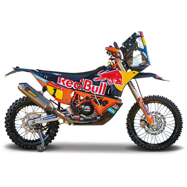 Modello di moto in scala 1/18 KTM 450 Dakar Rally 2019