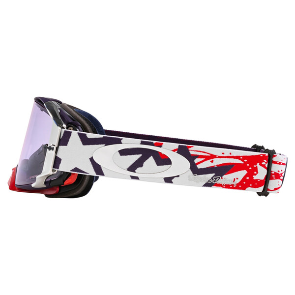 Maschera MX Airbrake Troy Lee Designs RWB Stars - schermo Prizm