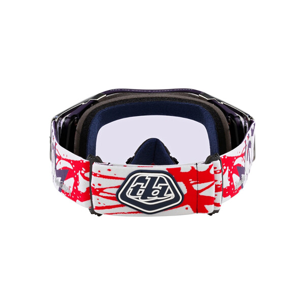 Maschera MX Airbrake Troy Lee Designs RWB Stars - schermo Prizm