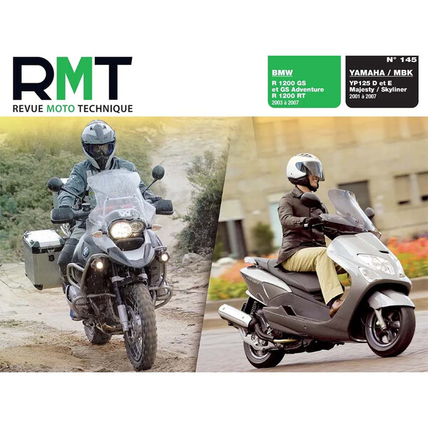 RMT 145.1 BMW R1200 (dal 2003 al 2007) e YAMAHA/MBK YP125 (dal 2001 al 2007)