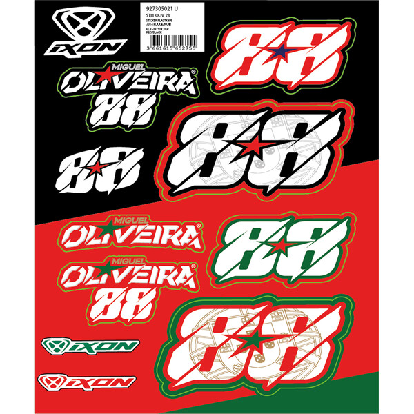 Miguel Oliveira foglietti adesivi 23