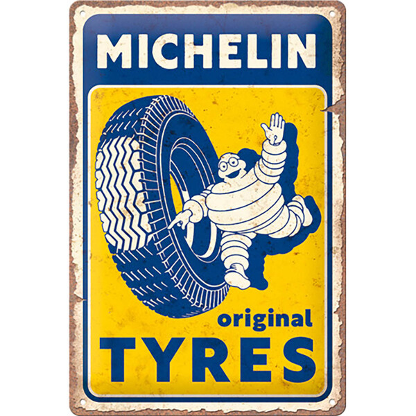 Targa d'epoca Michelin - Pneumatici originali