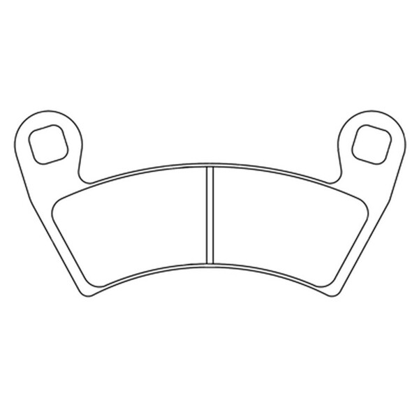 Pastiglie freno in metallo sinterizzato Quad - 1229ATV1