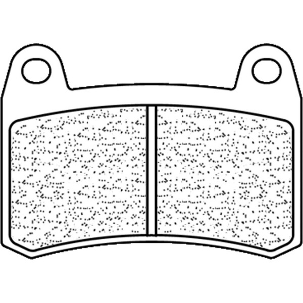 Pastiglie per freni in metallo sinterizzato per freni stradali - 1274A3+