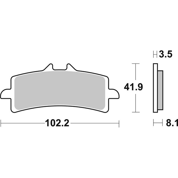 841 pastiglie freno RST