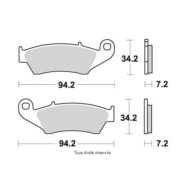 Pastiglie freno S1098N