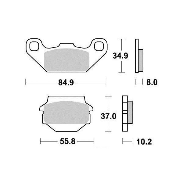 Pastiglie freno S1332N