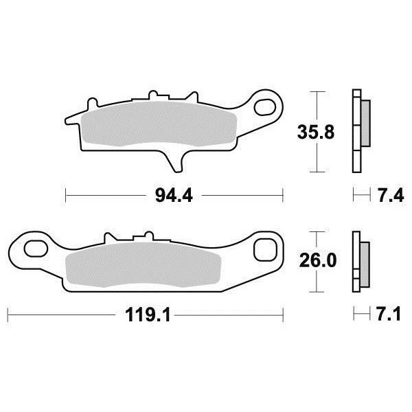 Pastiglie freno S1441N