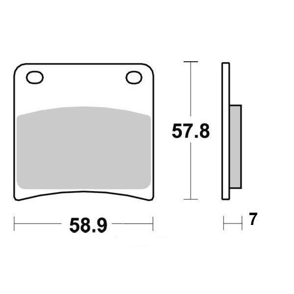 Pastiglie freno S1077N