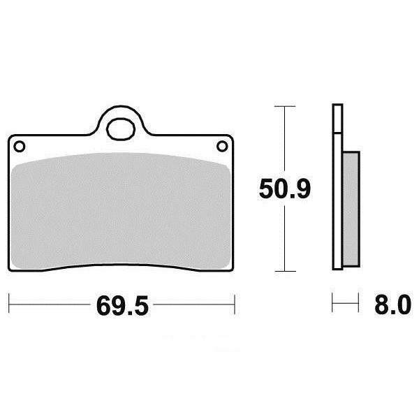 Pastiglie freno S1083N