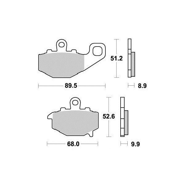 Pastiglie freno S1094N