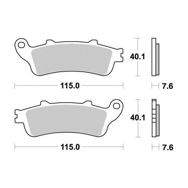 Pastiglie freno S1165AN