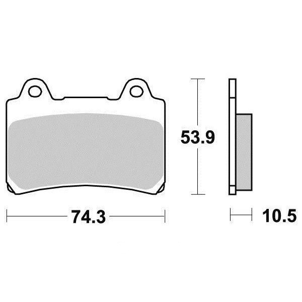 Pastiglie freno S1242AN