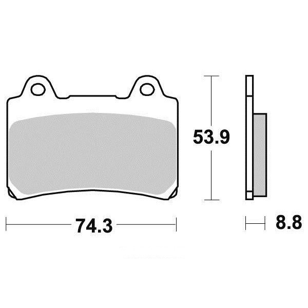 Pastiglie freno S1242N