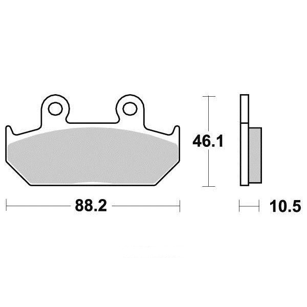 Pastiglie freno S1005BN