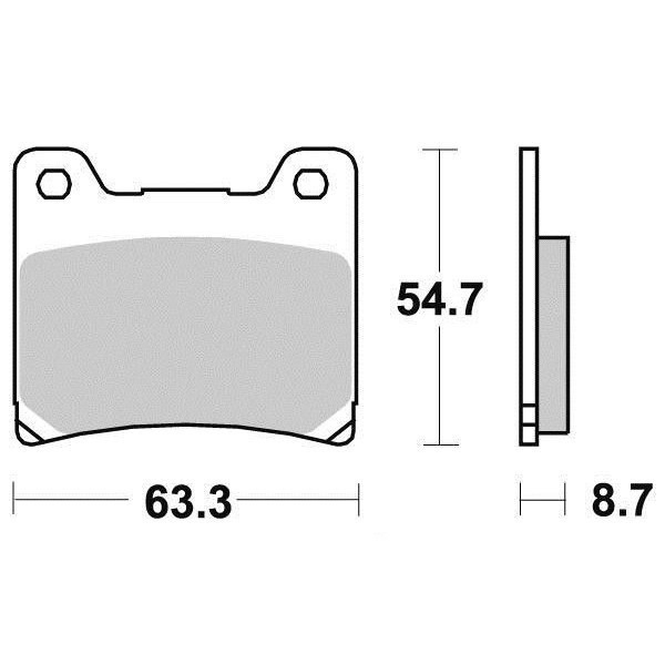 Pastiglie freno S1007N