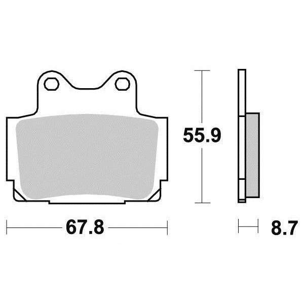 Pastiglie freno S1024N