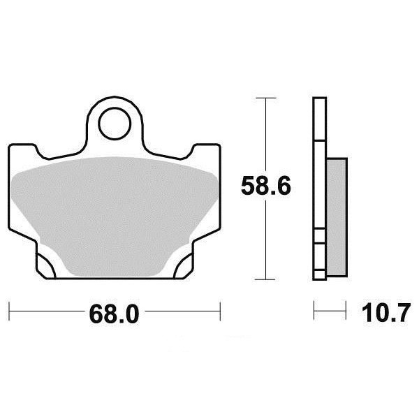 Pastiglie freno S1038N