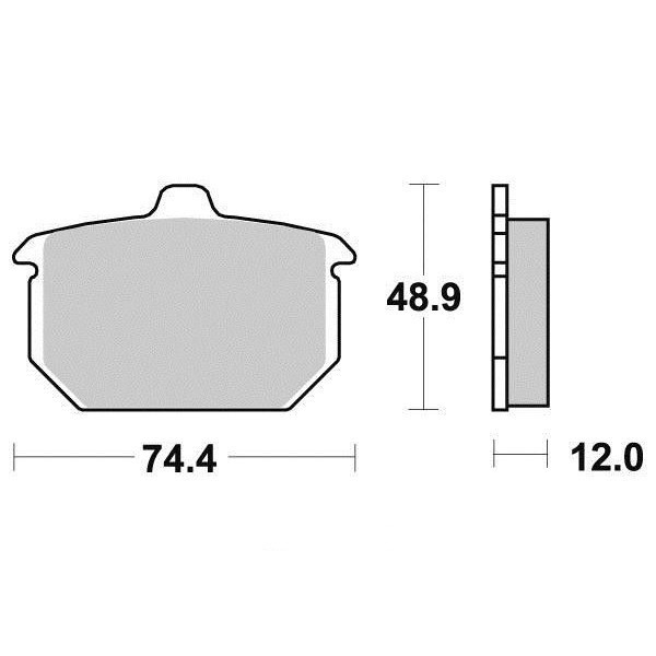 Pastiglie freno S1022N