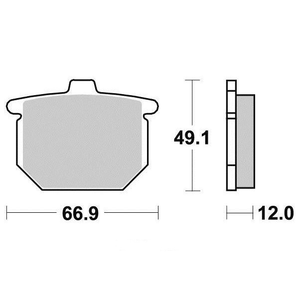 Pastiglie freno S1027BN