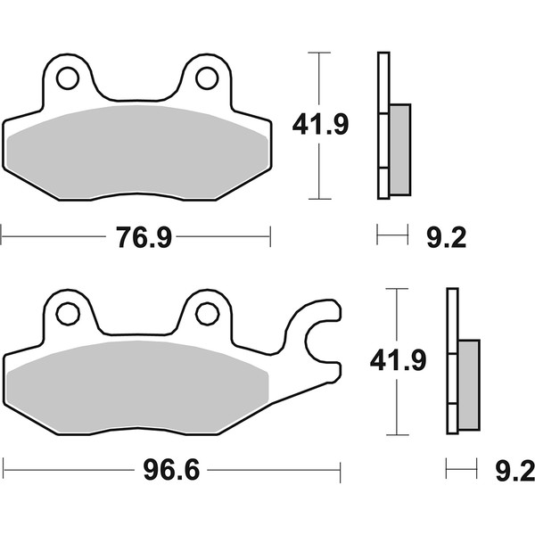 Pastiglie freno 119CT (688)