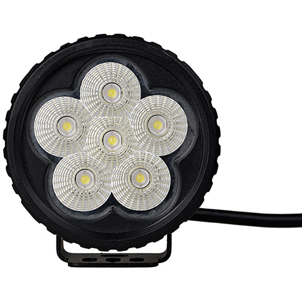 6 faretti tondi a led 18w