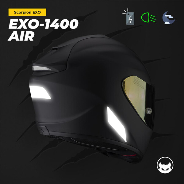 Adesivi riflettenti Scorpion Exo-1400 Air™ / Exo-1400 Air Evo II™.