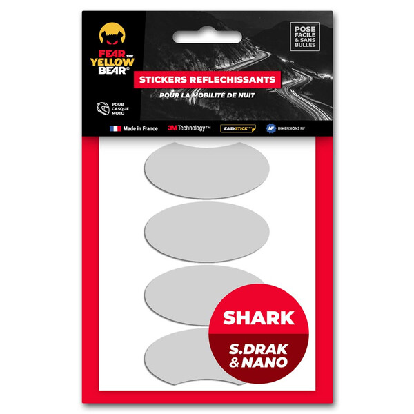 Adesivi catarifrangenti Shark Street Drak / Nano
