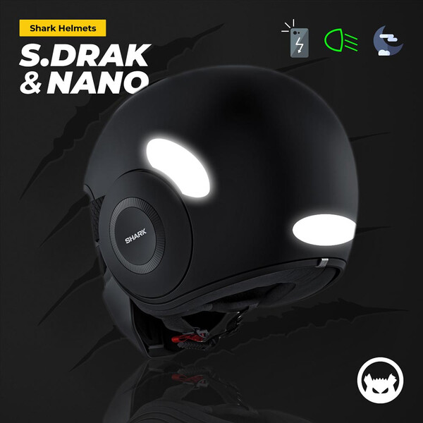 Adesivi catarifrangenti Shark Street Drak / Nano