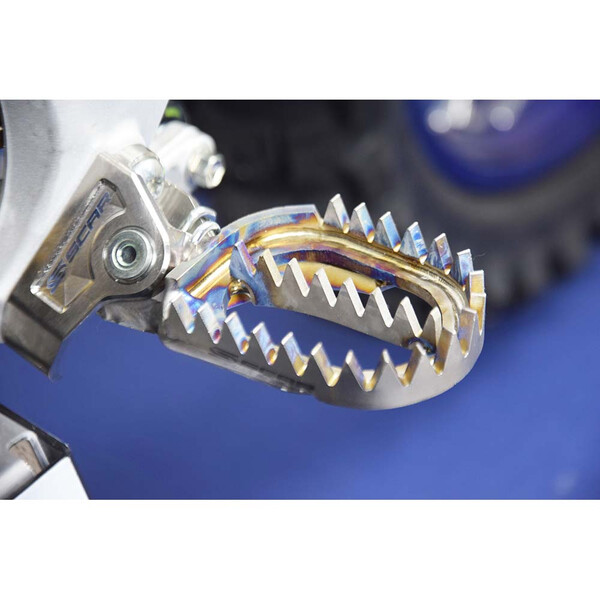 Poggiapiedi a pinza in titanio - S1516