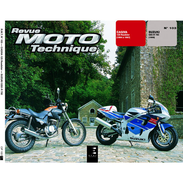 RMT 103 CAGIVA 125 ROADSTER (dal 1994 al 1997) e SUZUKI GSX-R 750 (1996)