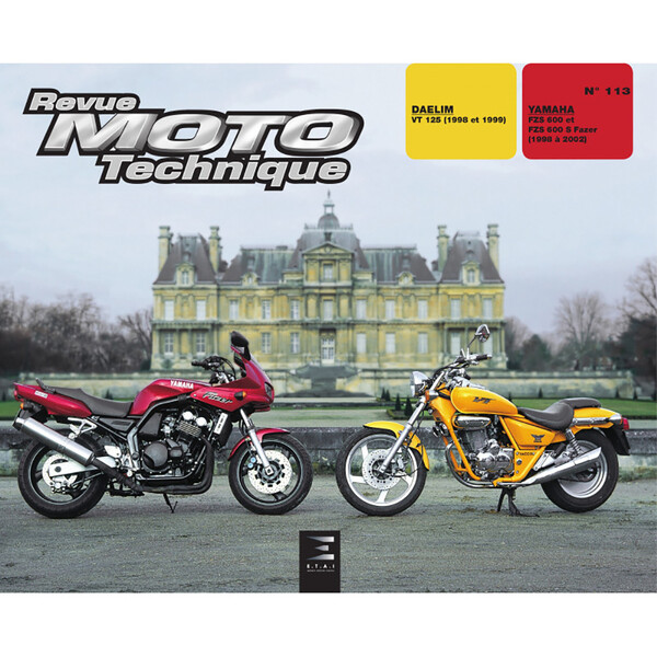 RMT 113.2 YAMAHA FZS600 (dal 1998 al 2002) e DEALIM VT125 (dal 1998 al 1999)