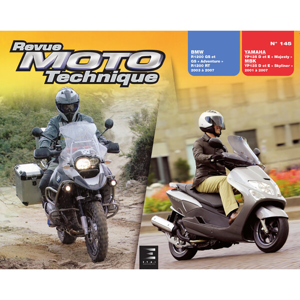 RMT 145.1 BMW R1200 (dal 2003 al 2007) e YAMAHA/MBK YP125 (dal 2001 al 2007)