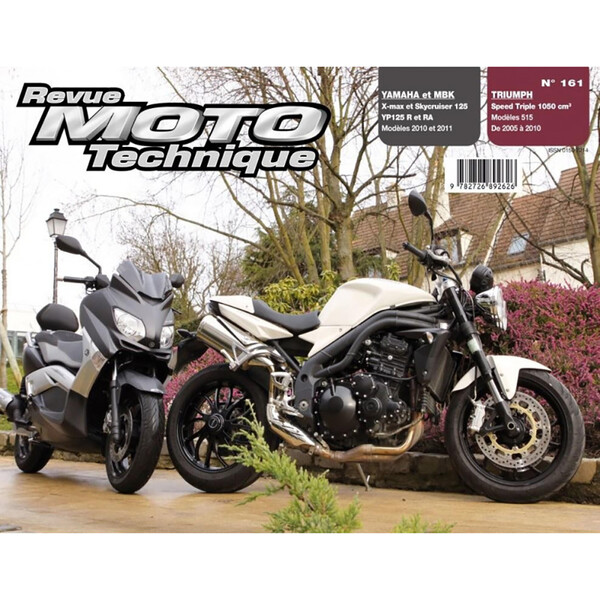 RMT 161 YAMAHA e MBK 125 (dal 2010 al 2011) e TRIPLE SPEED TRIPLE TRIPH (dal 2005 al 2010)