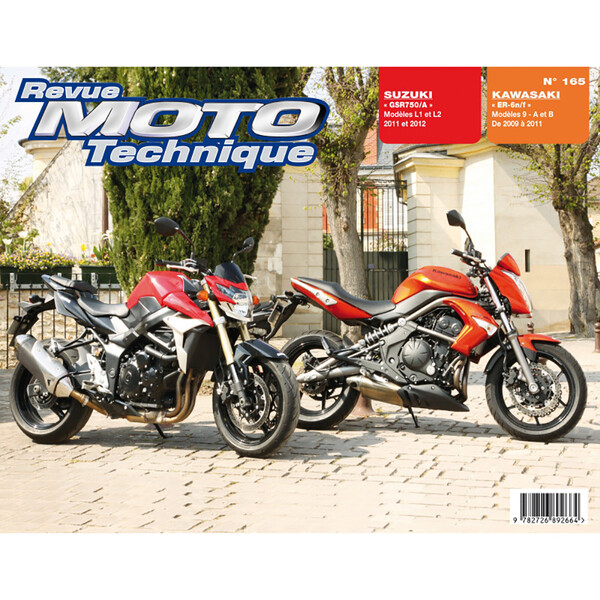 RMT 165 SUZUKI GSR 750 (dal 2011 al 2012) e KAWASAKI ER-6 N/F (dal 2009 al 2011)