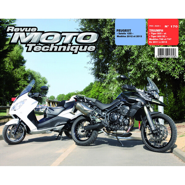 RMT 170 PEUGEOT SATELIS 125i (2012-2013) e TRIUMPH TIGER 800/800XC (2011-2013)