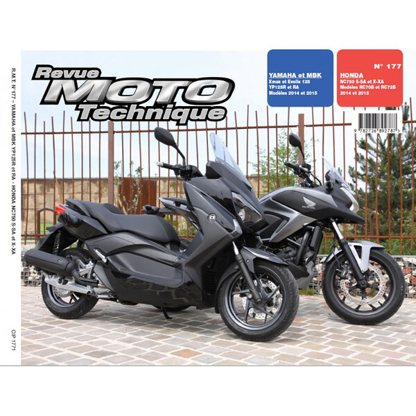 RMT 177 HONDA NC750 (2014-2015) e YAMAHA X-MAX125 (MBK EVOLIS) (2014-2015)