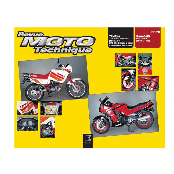 RMT 73,4 YAMAHA XTZ 600 (dal 1986 al 2002) e KAWASAKI GPX 750 R (dal 1987 al 1989)