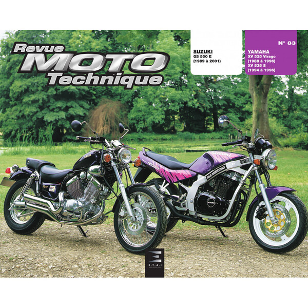 RMT 83 SUZUKI GS 500 E (dal 1989 al 2001) e YAMAHA XV 535 VIRAGO (dal 1988 al 1996)