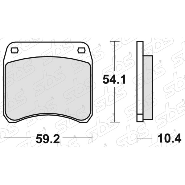 523 Pastiglie freno DC