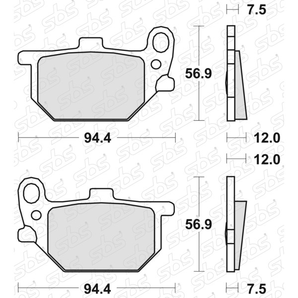 Pastiglie freno 545 HF