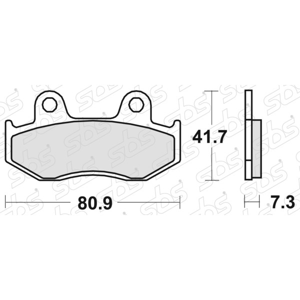 Pastiglie freno 558 RSI