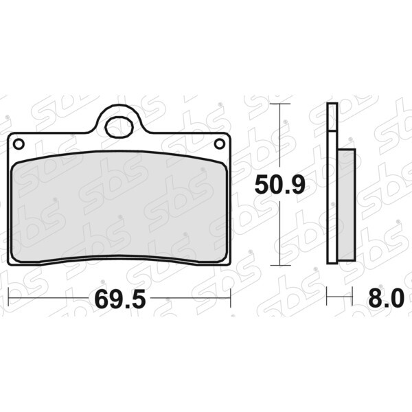 566 Pastiglie freno RSI