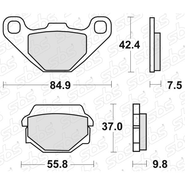 Pastiglie freno 586 LS