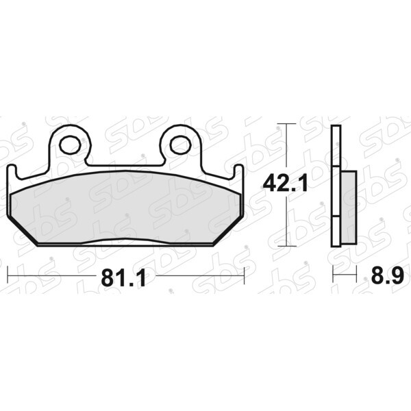 593 Pastiglie freno RS